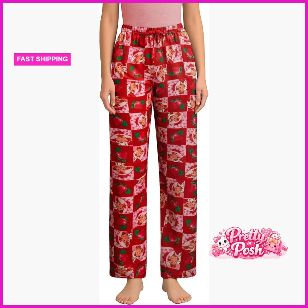 Polyester Pajama Pants With Drawstring Waist, Reg… - image 1